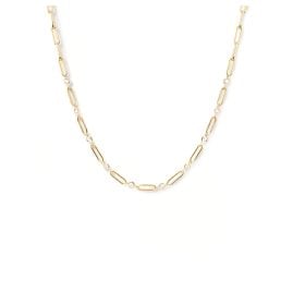 PDPaola CO01-466-U Damen-Halskette Miami Silber vergoldet