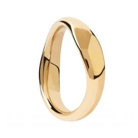 P D Paola AN01-462 Ladies' Ring Pirouette Gold Plated Silver