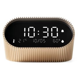 Lexon LR155VG3 Digitalwecker Ray Clock Goldfarben