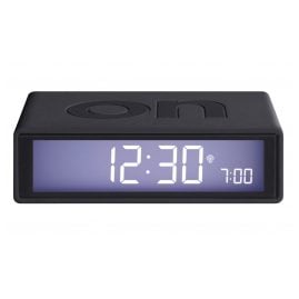 Lexon LR150G3 Radio-Controlled Alarm Clock Flip+ Anthracite
