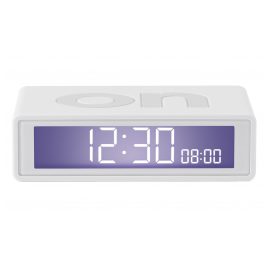 Lexon LR151W9 Alarm Clock Flip+ Travel White