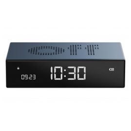 Lexon LR152B Digital Alarm Clock Flip Premium Blue