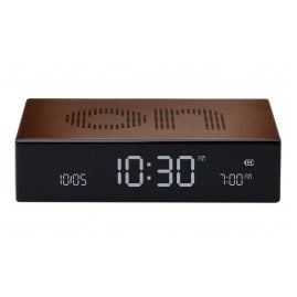 Lexon LR152BZ Digital Alarm Clock Flip Premium Bronze
