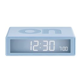 Lexon LR151LB1 Alarm Clock Flip+ Travel Light Blue