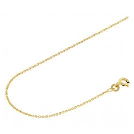 Acalee 10-1011 Necklace 333 Gold / 8K Anchor Chain 1.1 mm