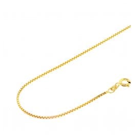 Acalee 10-2012 Necklace 333 Gold / 8 K Box Chain Necklace 1.2 mm