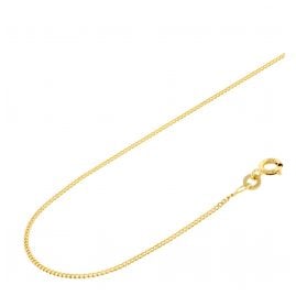 Acalee 10-3012 Necklace 333 Gold / 8 K Curb Chain 1.2 mm