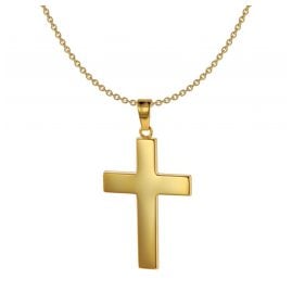 Acalee 20-1217 Halskette mit Kreuz-Anhänger 8 Karat / 333 Gold