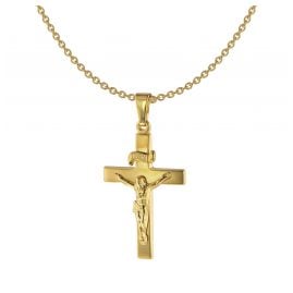 Acalee 20-1214 Crucifix Pendant Necklace 333 / 8K Gold