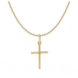 Acalee 20-1222 Children's Cross Pendant Necklace 333 / 8K Gold