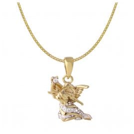 Acalee 50-1017 Children's Gold Necklace with Angel 333 / 8K Gold