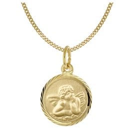 Acalee 50-1020 Halskette mit Schutzengel Gold 333/8K Kinderschmuck