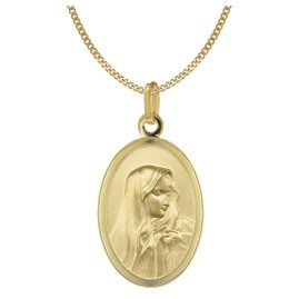 Acalee 50-1026 Necklace with Madonna Pendant Gold 333/8K Maria Dolorosa