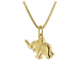 Acalee 50-1032 Necklace with Lucky Charm Gold 333/8K Elephant Pendant