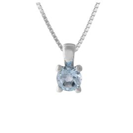 Acalee 80-1008-01 Necklace Pendant White Gold 333/8K with Topaz