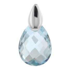 Acalee 80-1017 Ladies' Pendant White Gold 333 with Blue Topaz