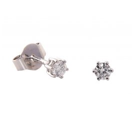 Acalee 70-1006-20 Diamond Earrings 585/14 K White Gold 0.2 Carat