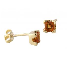 Acalee 70-1016-06 Stud Earrings Gold 333 / 8K Citrine Studs
