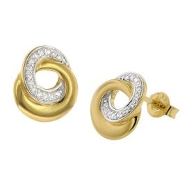 Acalee 70-1031 Ladies' Stud Earrings with Cubic Zirconia