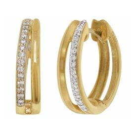 Acalee 70-1032 Ladies' Hoop Earrings Gold 333 / 8K
