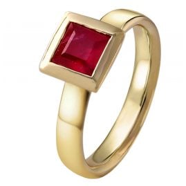 Acalee 90-1014-07 Women's Ring Gold 333 / 8K Ruby