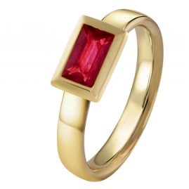Acalee 90-1018-07 Ladies' Ring Gold 333 / 8K with Ruby