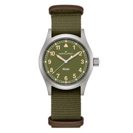 Hamilton H69401960 Unisex Watch Khaki Field Quartz Green 38 mm