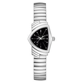 Hamilton H24211130 Damenuhr Ventura S Quarz Silberfarben/Schwarz