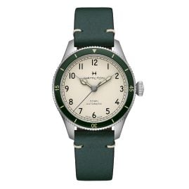 Hamilton H76255810 Herrenuhr Automatik Khaki Pilot Pioneer Dunkelgrün