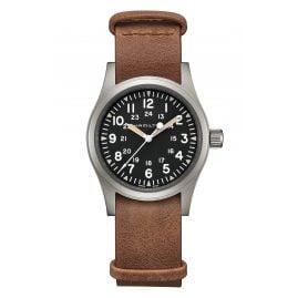 Hamilton H69439531 Hand-Winding Watch Khaki Field Mechanical 38 mm Brown/Black