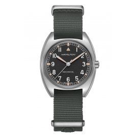 Hamilton H76419931 Watch Hand-Winding Pilot Pioneer Mechanical Grey/Black 36 mm
