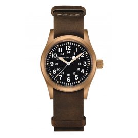 Hamilton H69459530 Hand-Winding Watch Khaki Field Mechanical 38 mm Bronze