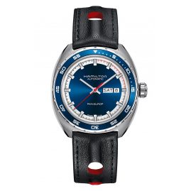 Hamilton H35405741 Men's Watch Pan Europ Day Date Automatic Blue