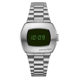 Hamilton H52414131 Armbanduhr PSR Digital Quarz Stahl Grün