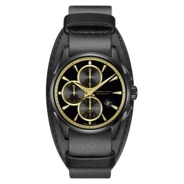 Hamilton H32506730 Men's Automatic Watch Jazzmaster Chrono Black/Gold Tone
