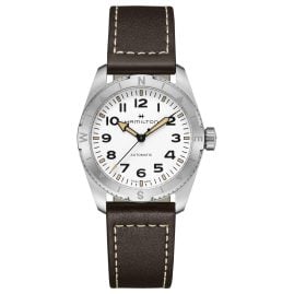 Hamilton H70225510 Men's Watch Khaki Field Expedition Automatic Brown/White