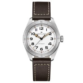 Hamilton H70315510 Men's Watch Khaki Field Expedition Automatic Brown/White
