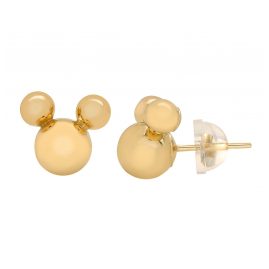 Disney E401223L Stud Earrings Mickey Mouse 375 / 9K Gold