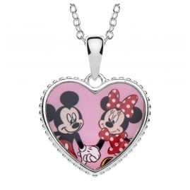 Disney CS00023SL-P.CS Kids Necklace with Mickey Mouse Pendant 925 Silver