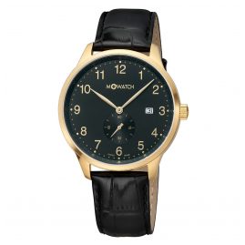 M-Watch WBB.60220.LO Unisex Watch Black & White 42 Black/Gold Tone