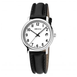M-Watch WBB.45210.LB Women's Wristwatch Smart Casual 35 with Leather Strap