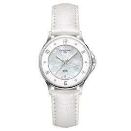 Certina C039.251.16.116.00 Ladies' Watch DS-6 with White Leather Strap