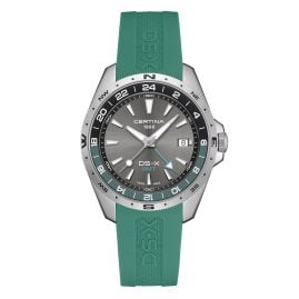 Certina C047.452.17.081.00 Herrenuhr Quarz DS-X GMT Salbeigrün/Grau