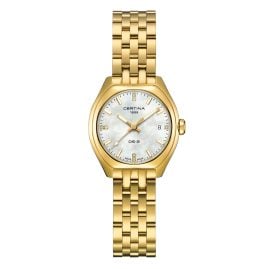 Certina C049.210.33.116.00 Women's Watch Quartz DS-2 Gold Tone/Mother-of-Pearl