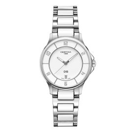Certina C039.251.11.017.00 Ladies' Watch DS-6 Steel/Ceramic White