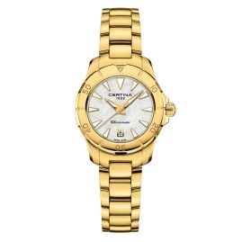 Certina C032.951.33.111.00 Women's Watch Chronometer DS Action Gold Tone
