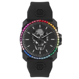 Philipp Plein PWLAA0522 Armbanduhr The $kull King Schwarz