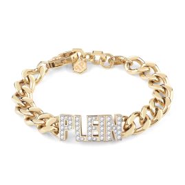 Philipp Plein PJ1AA11BU Ladies' Bracelet Lettering Gold Tone
