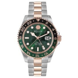 Philipp Plein PWYBA0623 Men's Watch GMT-I Challenger Two Tone/Green