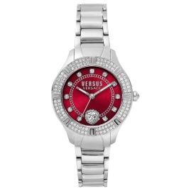 Versus by Versace VSP263821 Ladies' Watch Canton Road Steel/Red